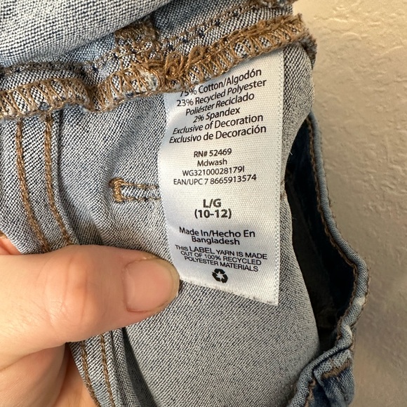 3 Item Bundle - Wonder Nation - little girls 2 pair jeans and puffy jacket 10/12 - Picture 12 of 16